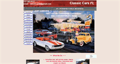 Desktop Screenshot of classiccarsfl.com